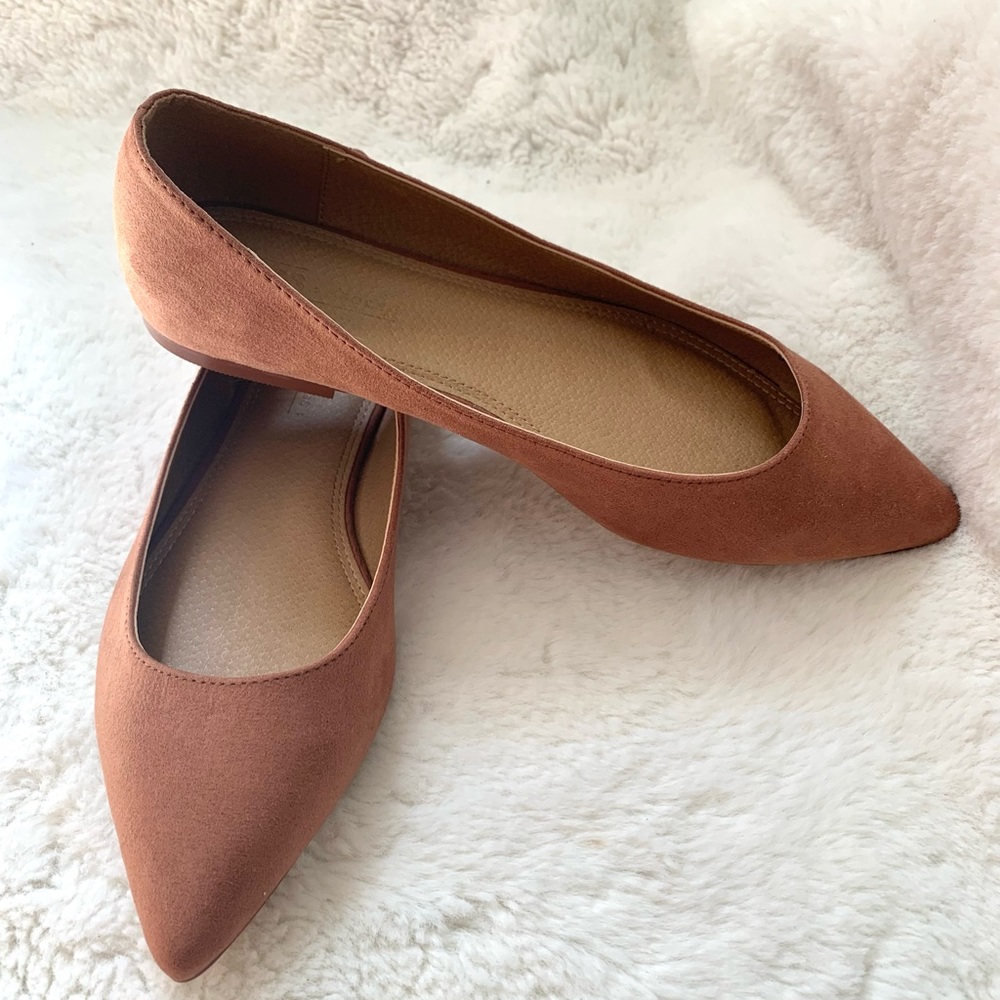 BRAND NEW ASOS DESIGN Wide Fit point ballet flats